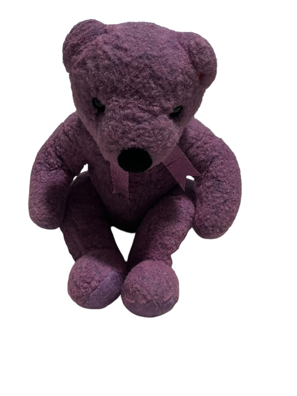 TY Classic Plush LILACBEARY Bear vintage 1999 beanie babies beans purple
